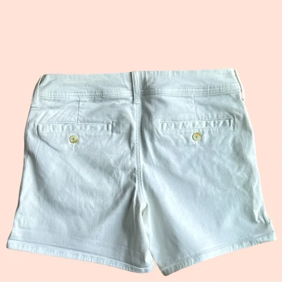 Americal Eagle Outfitters White Shorts | Super Stretch| Midi Size 8. - Picture 5 of 7